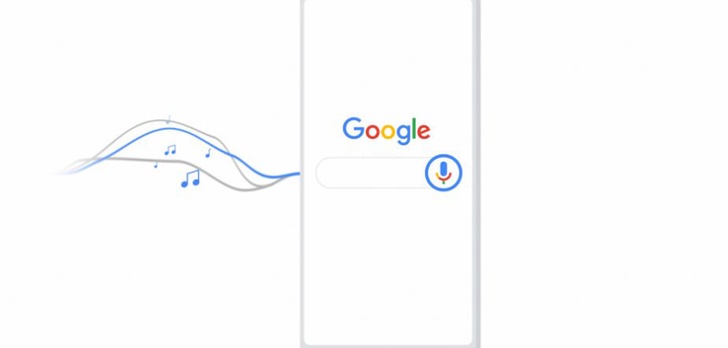 Nucąc do mikrofonu, wyszukamy piosenki w Google