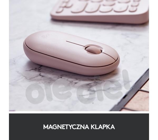 Logitech Pebble Wireless Mouse M350 różowy 910-005717