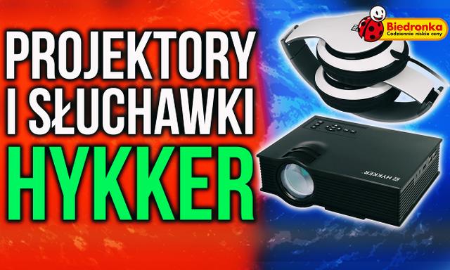 Projektory i Słuchawki Hykker Wrócą do Biedronki 1 Czerwca