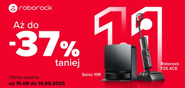 Promocje na świetne roboty oraz odkurzacze. Roborock świętuje 11 urodziny