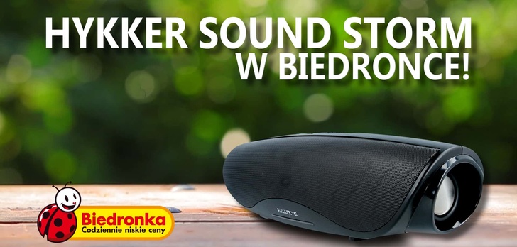 Głośnik Hykker Sound Storm Już w Poniedziałek w Biedronce!