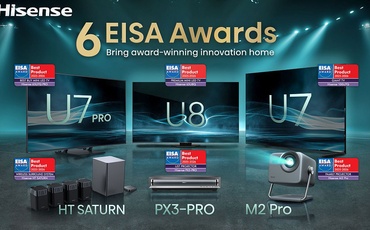 Hisense zdobywcą sześciu nagród EISA 2025 - Obraz, dźwięk, perfekcja!