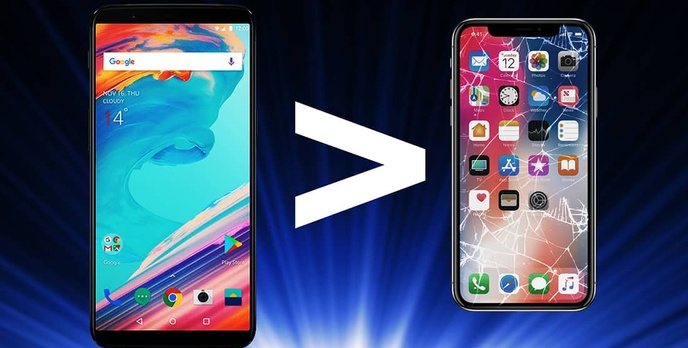 OnePlus 5T Wydajniejszy od iPhone X!