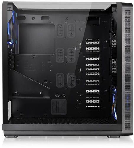 Thermaltake View 37 Riing Blue Gull-Wing Glass E-ATX - Czarny