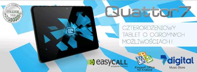 Przełomowa kolekcja tabletów czterordzeniowych Quattor od OVERMAX!