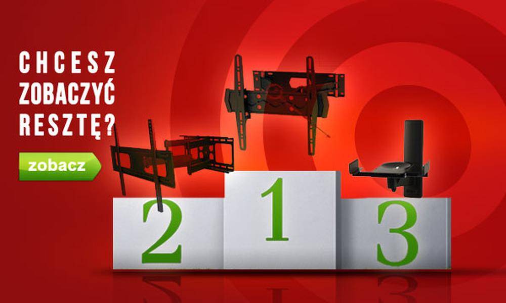 Czołowe Uchwyty TV - TOP 10 Lipiec 2015