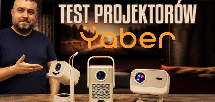Projektory Yaber T1 Pro, L2 Plus i t2 Plus - rozrywka na dużym ekranie