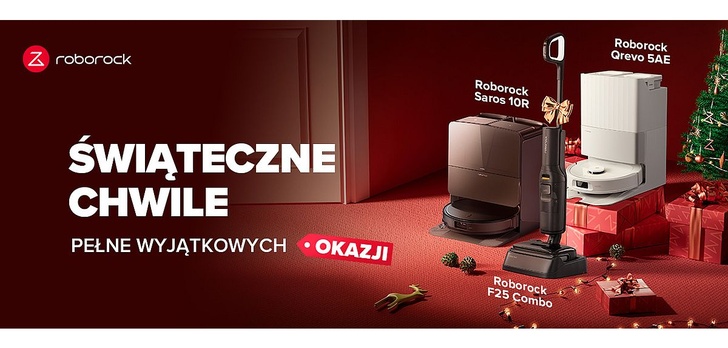 Wyjątkowa oferta świąteczna Roborock - Atrakcyjne promocje na urządzenia do sprzątania!
