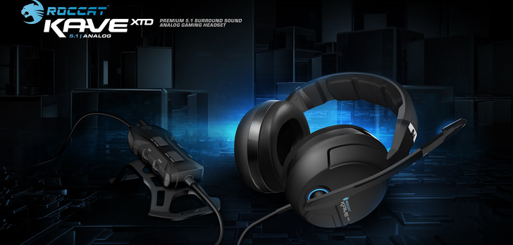 Roccat Kave XTD 5.1 Analog - Słuchawki True Surround dla Wymagających