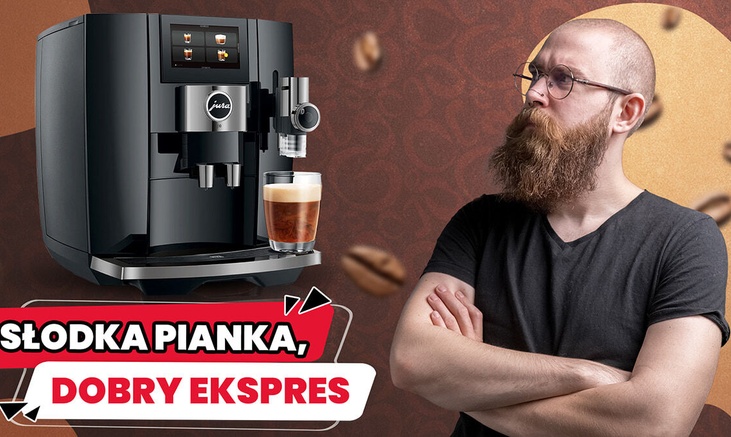 Słodka pianka z ekspresu do kawy: Test Jura J10