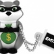 EMTEC Pendrive 8GB Gangster Raccoon The Animalitos