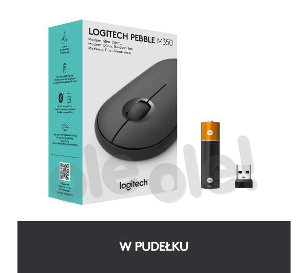 Logitech Pebble M350 (grafitowy)