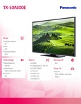 Panasonic 50'' LED TX-50A300E