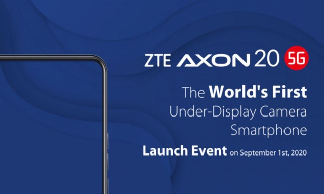 ZTE Axon 20 5G to pierwszy smartfon z kamerą ukrytą pod ekranem