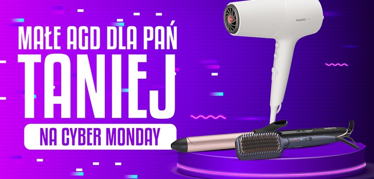 Małe AGD dla Pań taniej na Cyber Monday - Promocja w sklepie RTV EURO AGD!