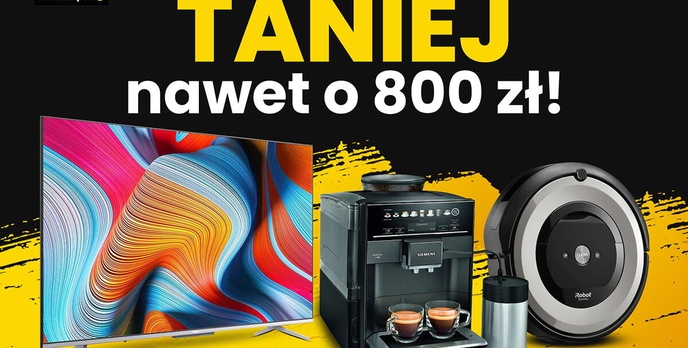Taniej nawet o 800 złotych! Słuchawki bezprzewodowe, Roomba lub TV
