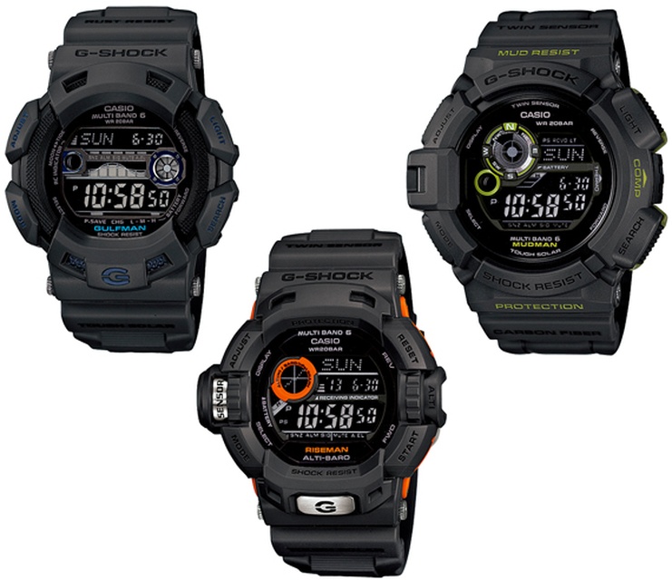 Limitowane zegarki z serii G-SHOCK masters of G „Men In Smoky Grey”