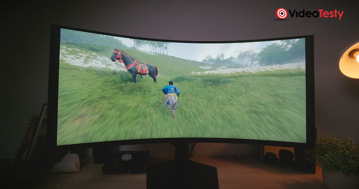 Ghost of Tsushima na Samsung Odyssey G75F 40"