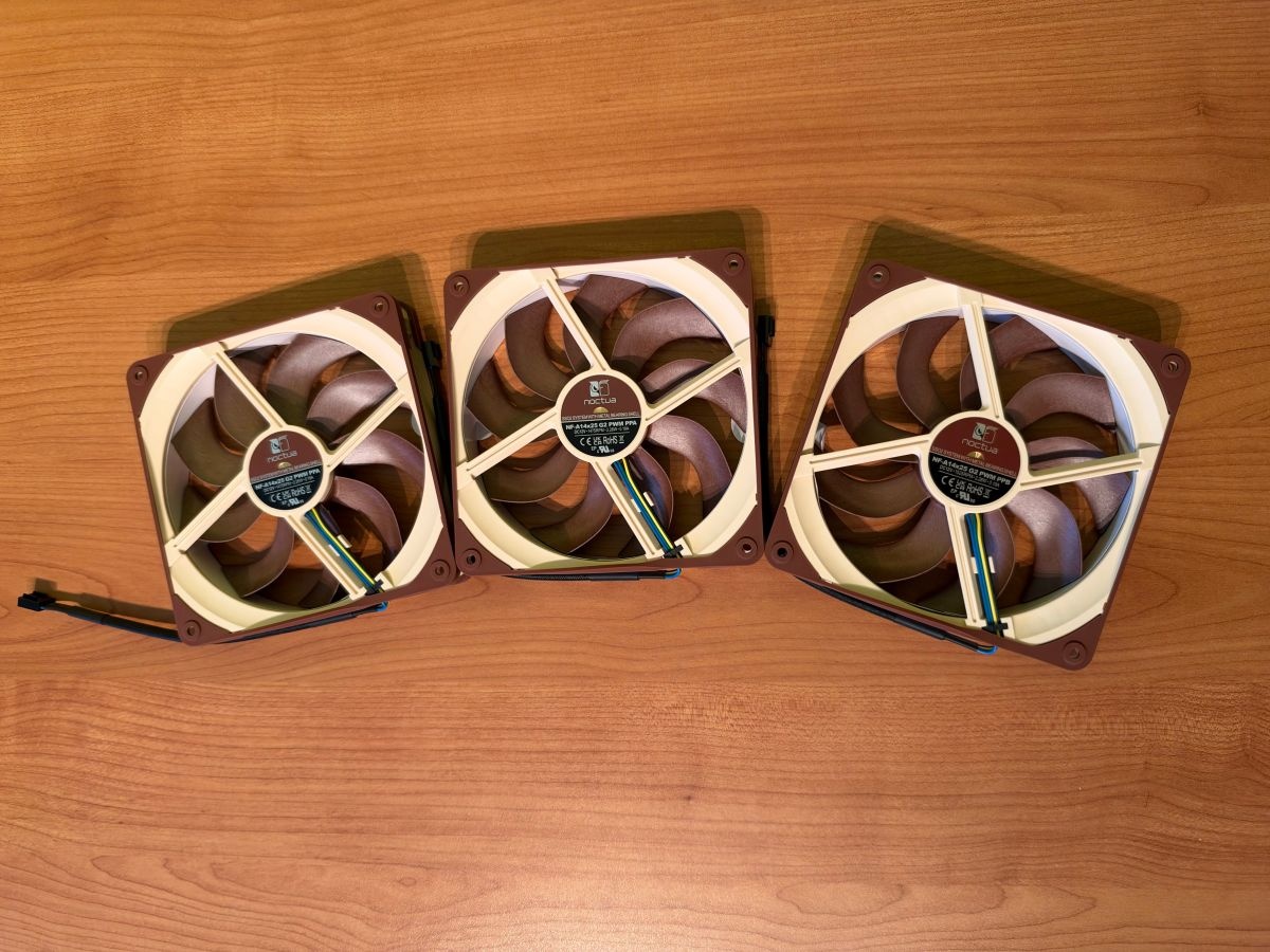 Noctua NL-LC1-42 - Trzy wentylatory NF-A14x25 G2 PWM