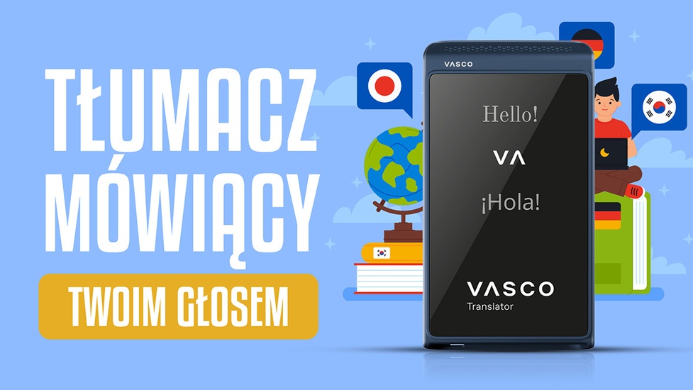 Inteligentny tłumacz, który przemówi Twoim głosem - Vasco Translator Q1