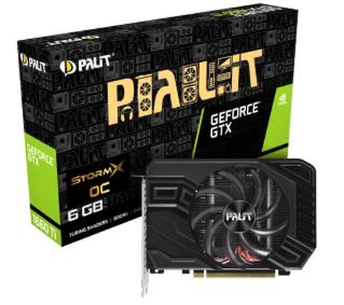 Palit GeForce GTX 1660Ti StormX OC 6GB GDDR6 192bit HDMI/DP/DVI-D