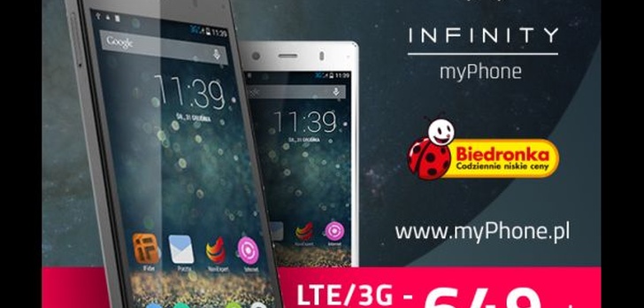 Kolejne Smartfony myPhone w Biedronce