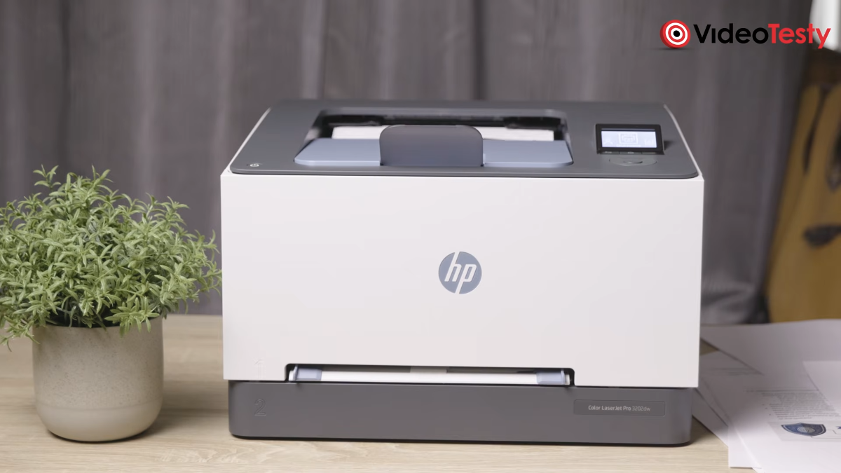 HP Color LaserJet Pro 3202dw podczas pracy