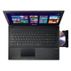 Asus ASUSPRO ESSENTIAL PU551LA-XO164G Win8.1 Pro DP i3-4030U/4GB/500GB+8GB SSD/HD4400/8DL/15.6" HD AG Dark Gray