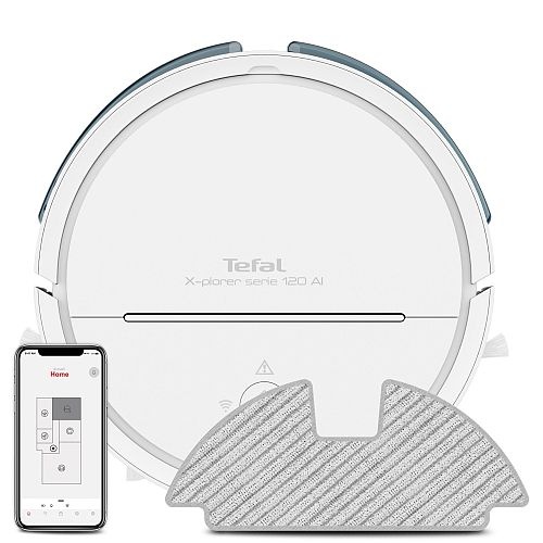 robot odkurzająco-mopujący do 1500 zł Tefal X-plorer Serie 120 AI RG7867