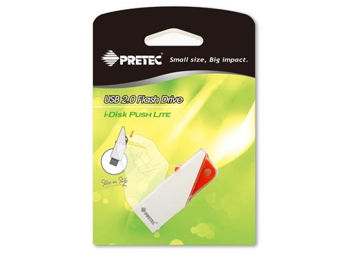 PRETEC i-Disk 8GB PenDr PUSH USB 2.0 do 20MB/s