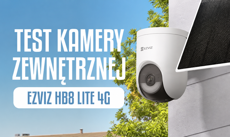 EZVIZ HB8 Lite 4G KIT - Monitoring bez kabli, bez problemów.