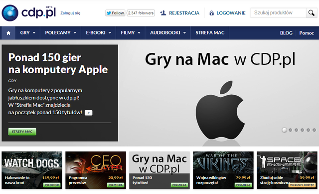 Teraz w ofercie CDP.PL znajdziecie także gry na Apple