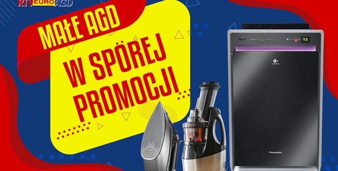Małe AGD taniej? Odkurzacz, oczyszczacz lub robot planetarny w promocji!