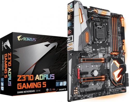 Gigabyte GA-Z370-AORUS-Gaming 5  ( LGA 1151 ; 4x DDR4 DIMM ; ATX ; SLI CrossFire )