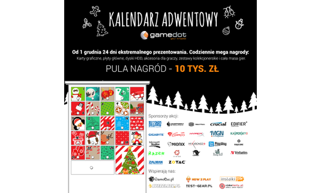Gamedot i Kalendarz Adwentowy - Cała Masa Nagród Już od Dziś!