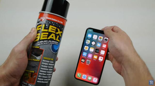 Ekstremalny test iPhone X - Płynna guma i upadek z 30 metrów
