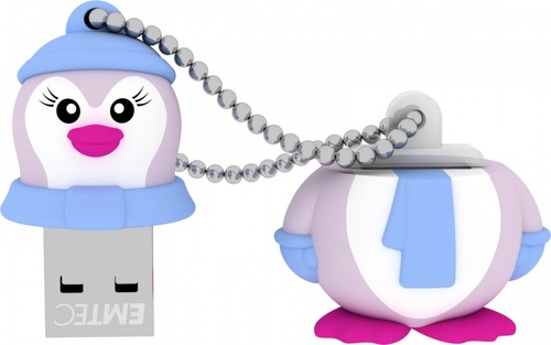 EMTEC Pendrive 8GB Lady Penguin The Animalitos