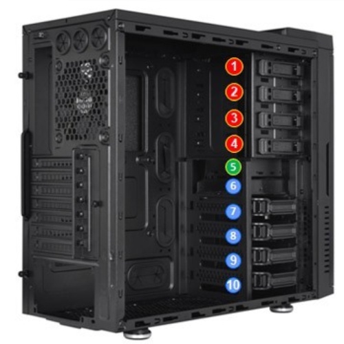 Thermaltake New Soprano USB 3.0 HDD Dock (120mm 200mm, LED), czarna