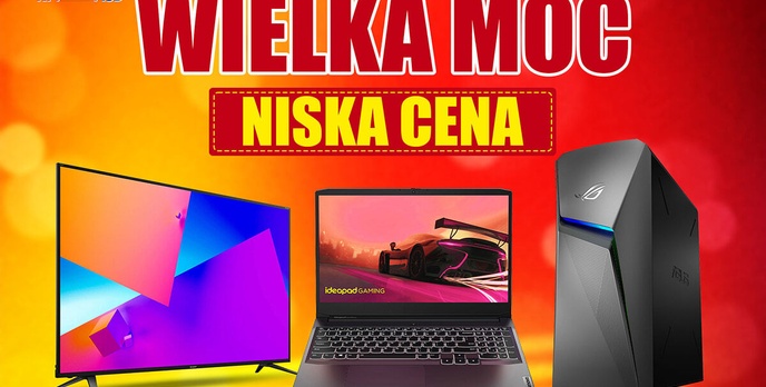Oszczędź nawet 1000 zł na dużych ekranch i dużej mocy!