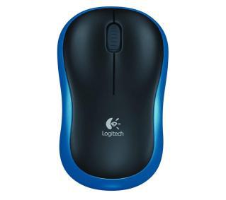 Logitech M185 (czarno-niebieski)
