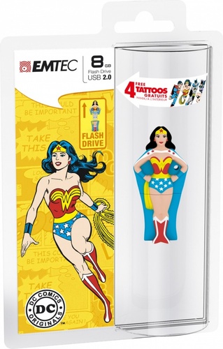 EMTEC Pendrive 8GB Super Heroes WONDERWOMAN SH101