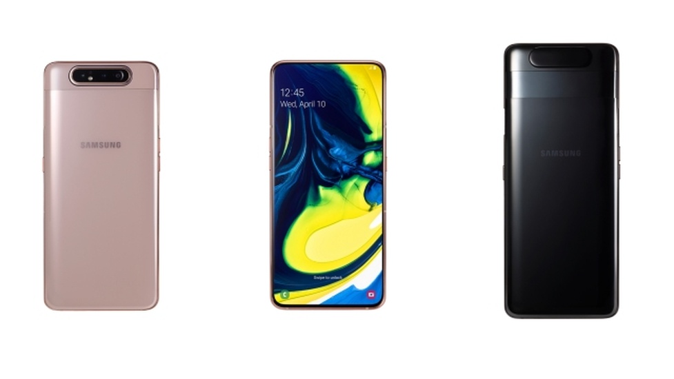 Oto Samsung z obracanym aparatem! Galaxy A20e, A40 i A80 wchodzą do Polski