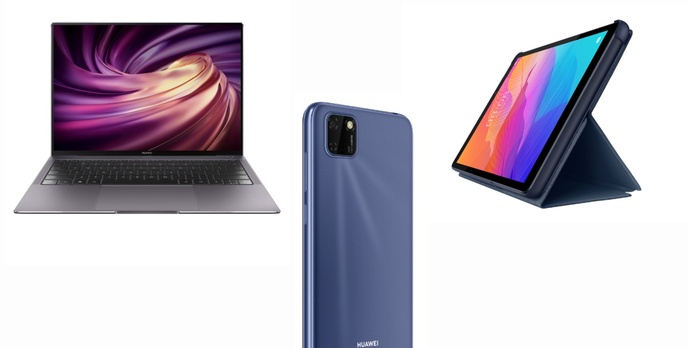 Huawei gra ostro! Pokazał dwa tanie smartfony, tablet oraz dwa mocne laptopy