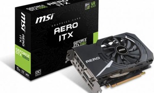 MSI GeForce GTX 1060 AERO ITX OC 6GB GDDR5 (192 Bit) DVI-D, 2xHDMI, 2xDP, BOX (V328-086R)