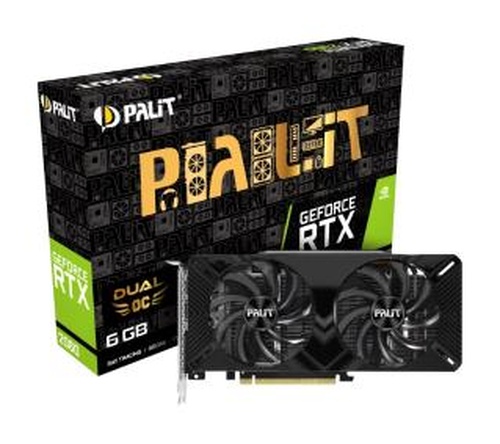 Palit GeForce RTX 2060 Dual OC, 6GB GDDR6 (NE62060S18J9-1160A)