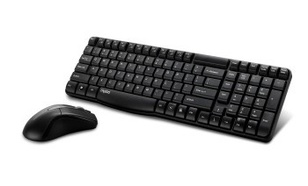 RAPOO ZESTAW BEZPRZEWO 2,4G X1800 CZARNY