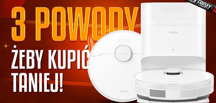 TRZY powody do zakupu Dreame MOVA S10. Teraz taniej na Black Friday!