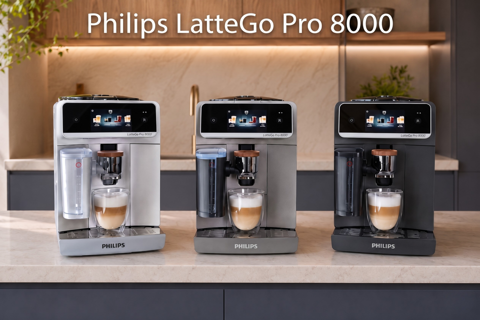 Nowe wersje ekspresu Philips LatteGo Pro 8000 - Estetyka na równi z funkcjonalnością?