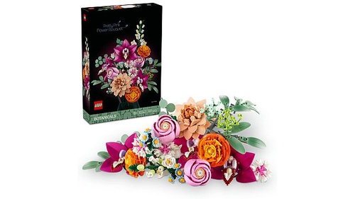 LEGO 10342 Botanicals Piękny bukiet różowych kwiatów