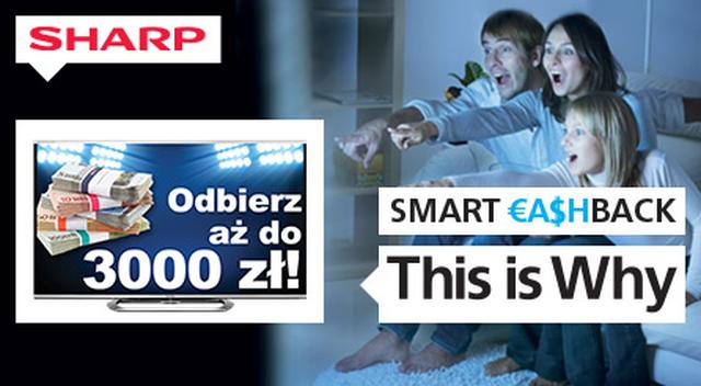 Smart Cash Back oraz Więcej Niż Smart - atrakcyjne promocje telewizorów Sharp